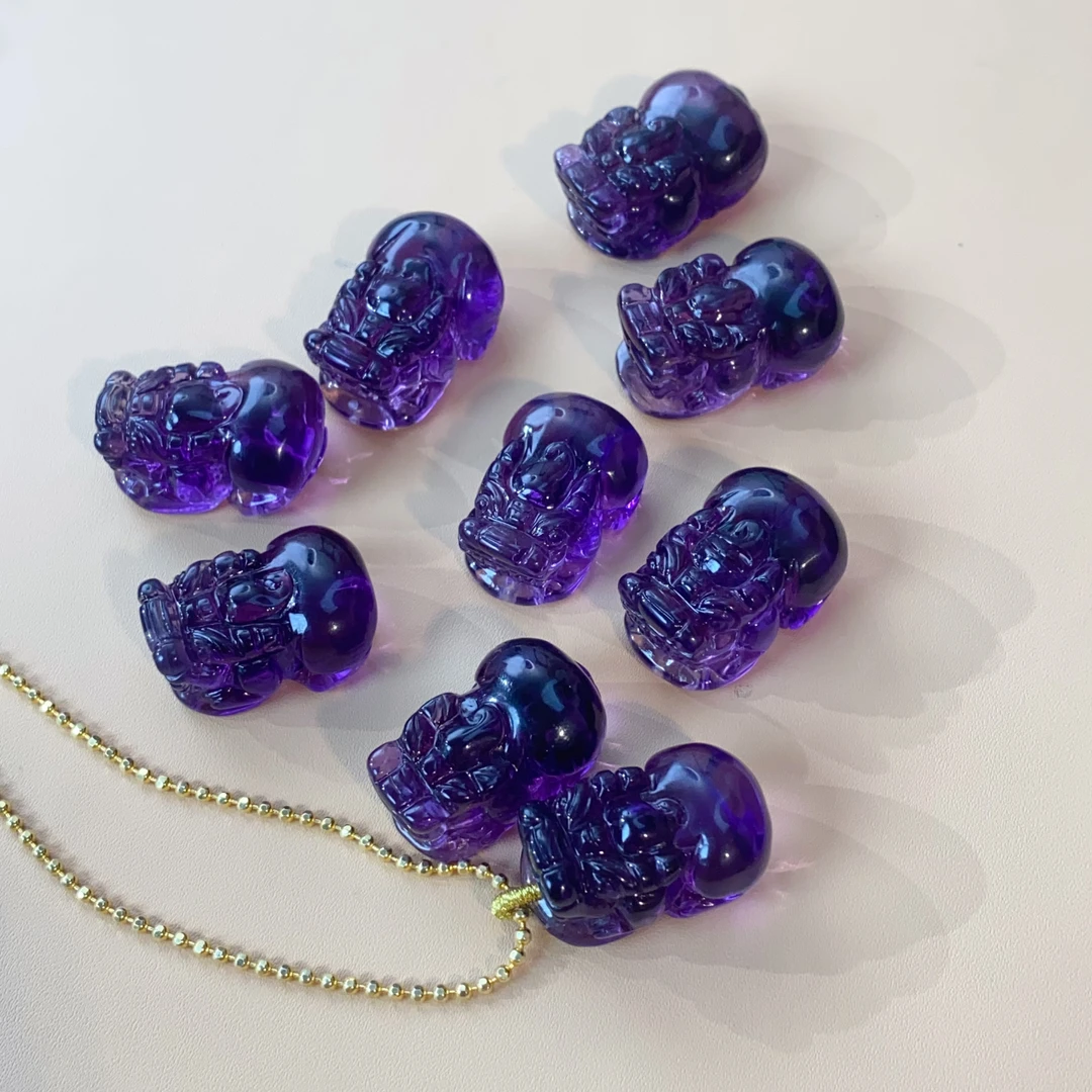 紫晶吊坠精美时尚气质优雅贵气多样性发货1件