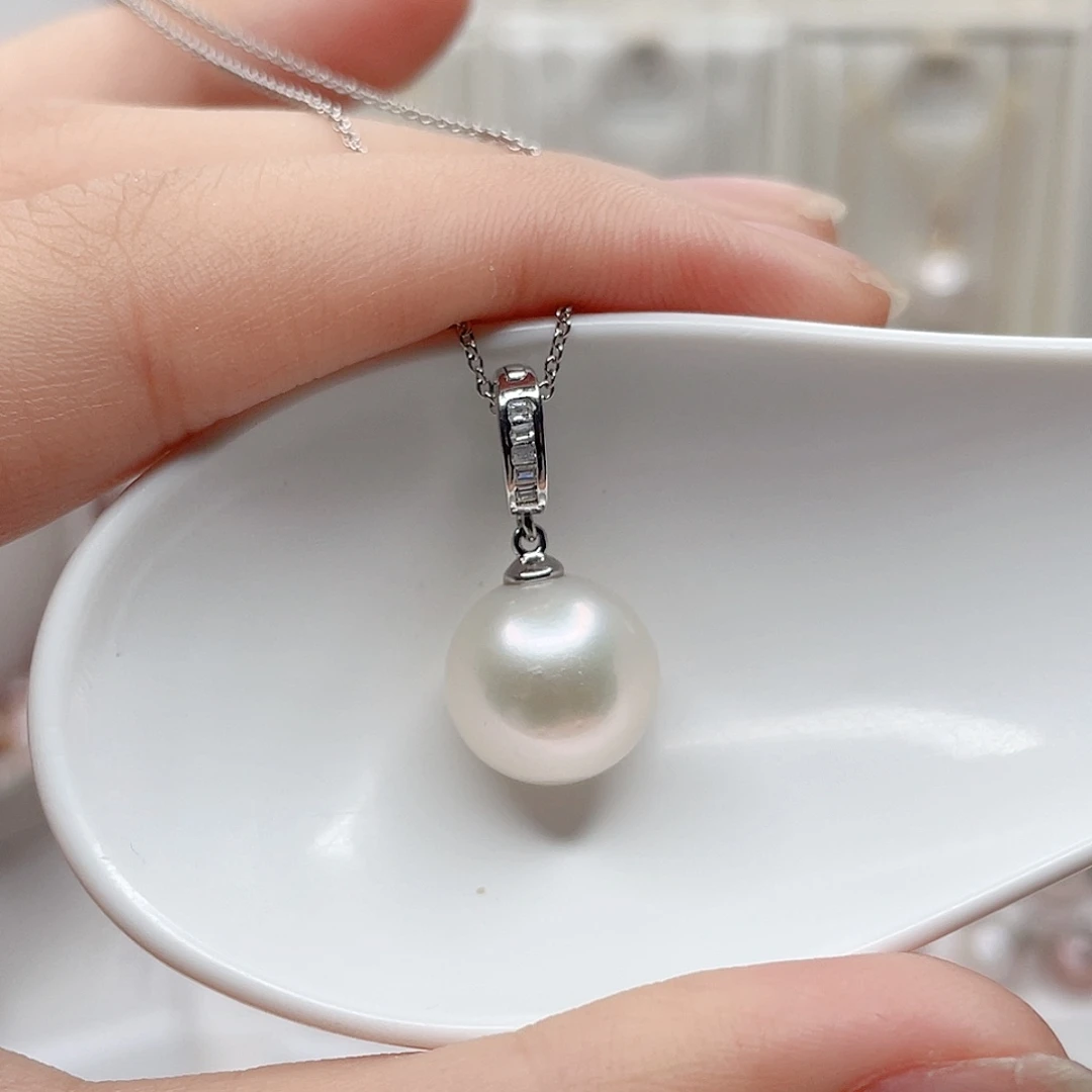 合金淡水珍珠吊坠(赠链)