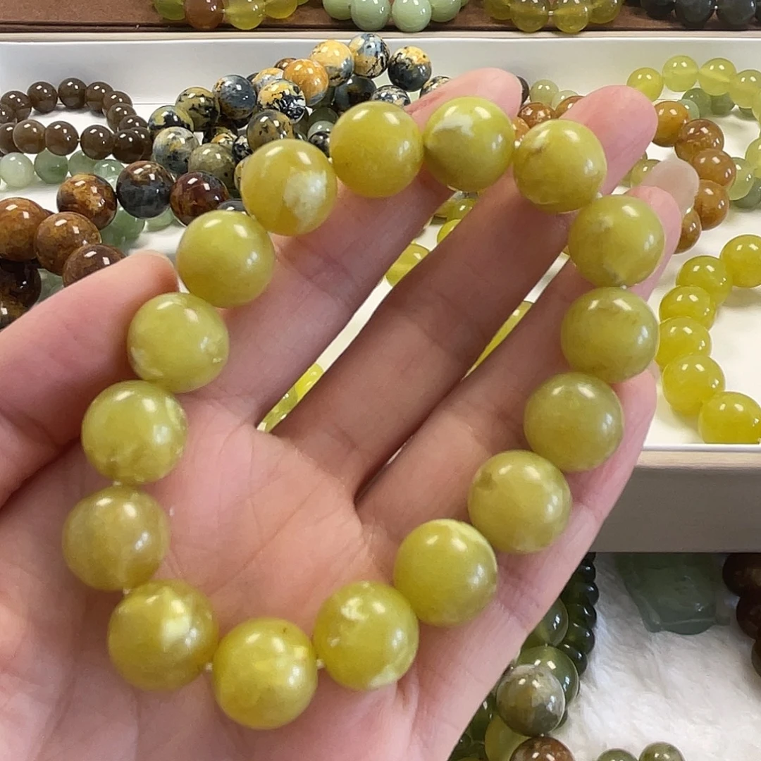 蛇纹石玉未镶嵌手串