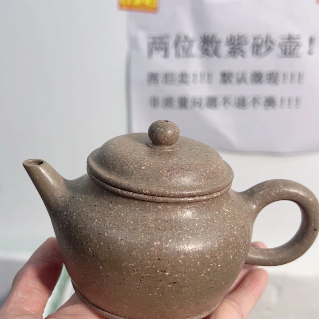 紫砂茶壶宜兴紫砂壶芝麻段