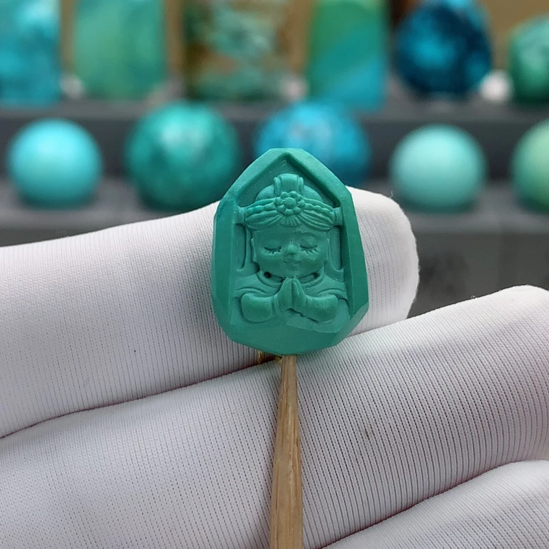 未镶嵌绿松石精品