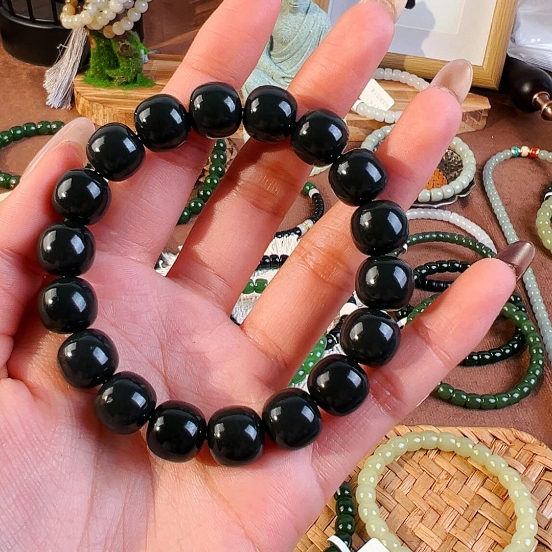 和田玉未镶嵌手串