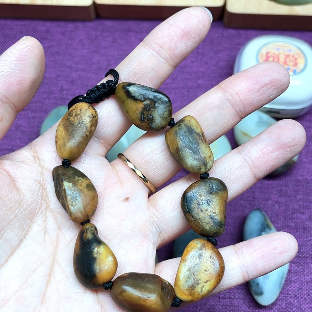 和田玉未镶嵌挂件泗****饰