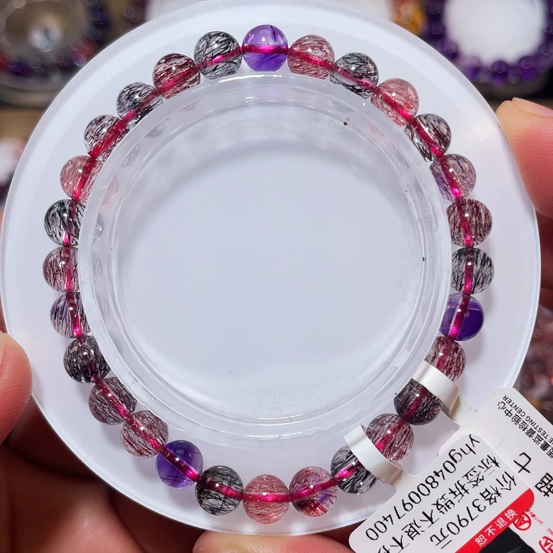 水晶手链未镶嵌黑加仑