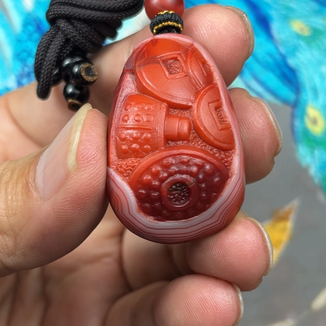 南红玛瑙未镶嵌吊坠