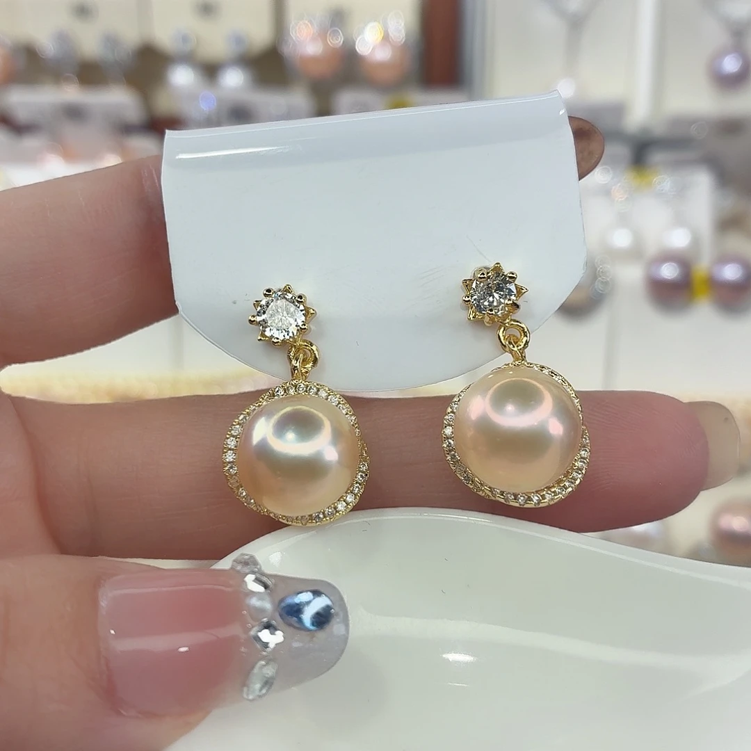 淡水珍珠耳饰未镶嵌