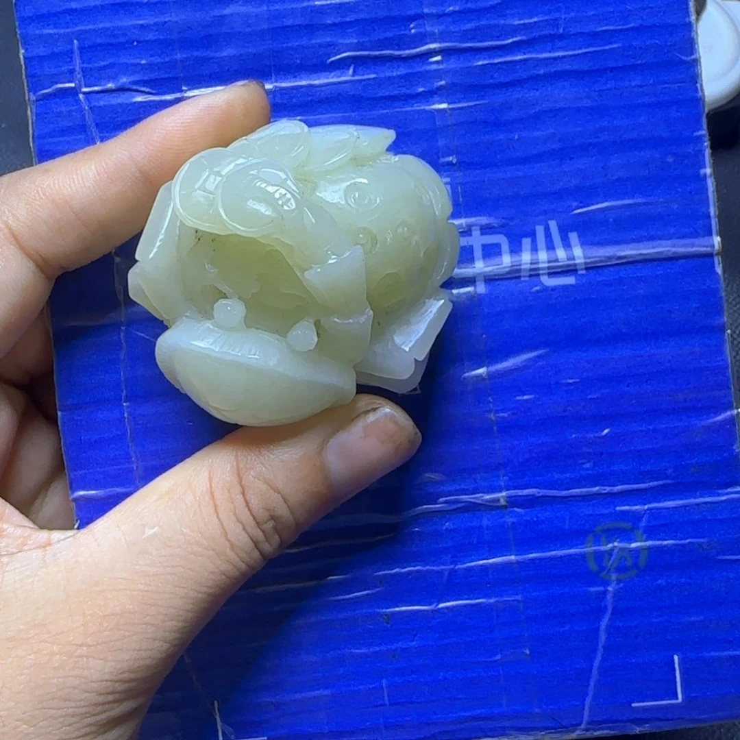 和田玉未镶嵌把件用****0