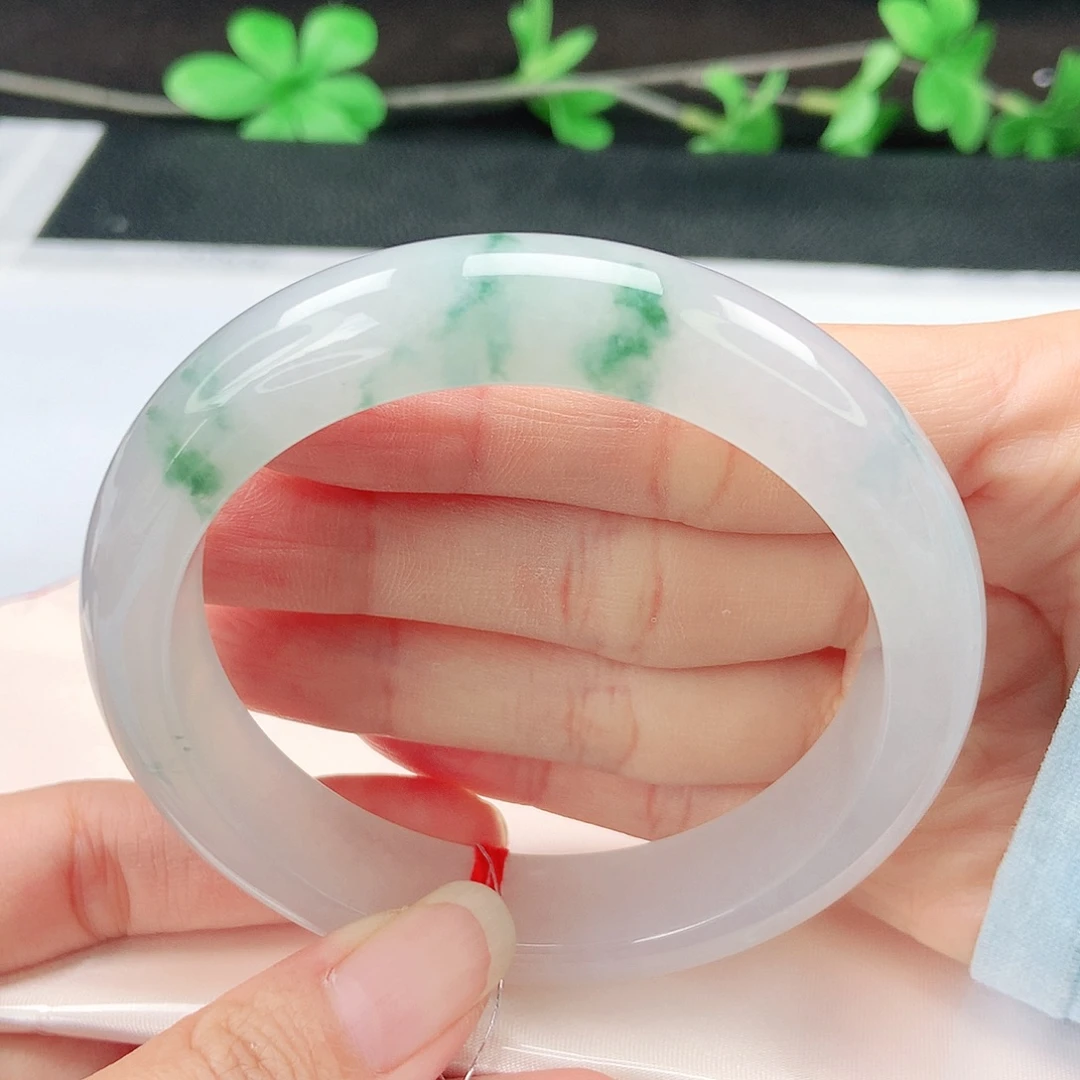 翡翠未镶嵌手镯62圈