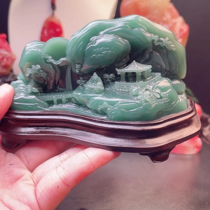 寿山石#****#雅安绿