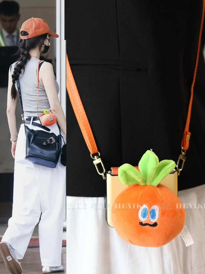 杨幂同款胡萝卜适用华为purax手机壳mixflip2折叠pocket2防摔支架