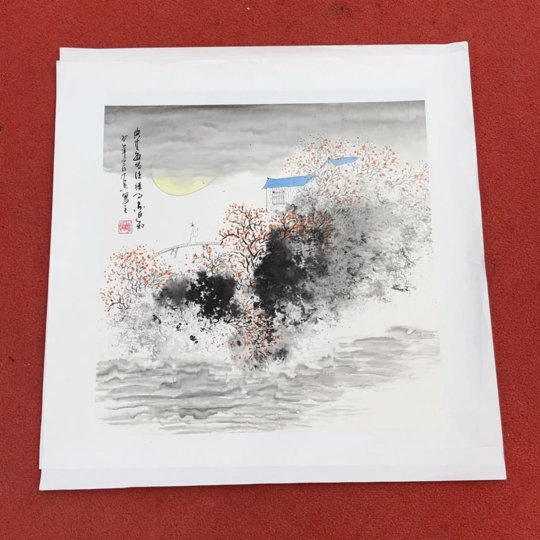 国画手绘国画作品