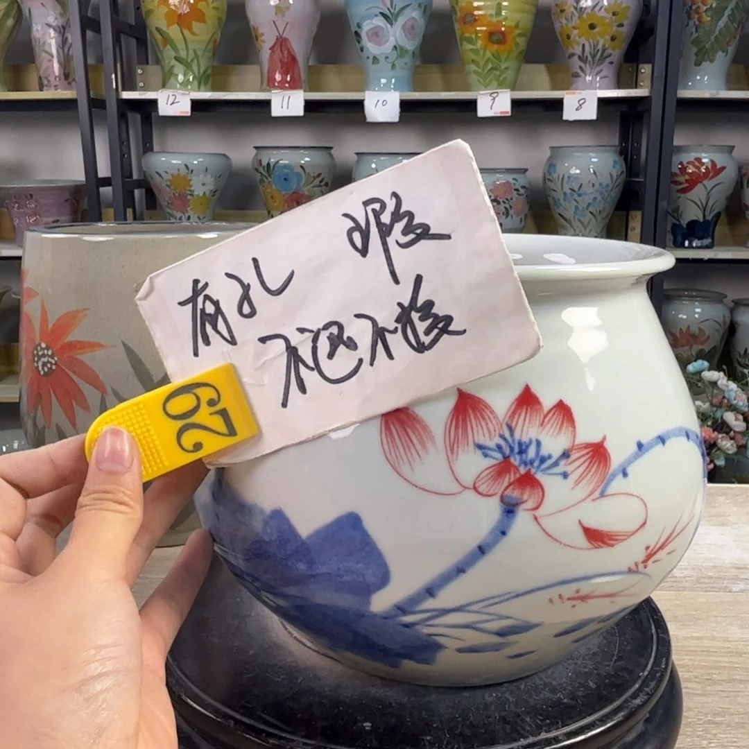 罐1tc景德镇陶瓷花盆