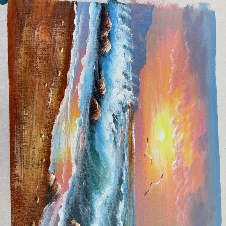 油画花花你可以试试我自己