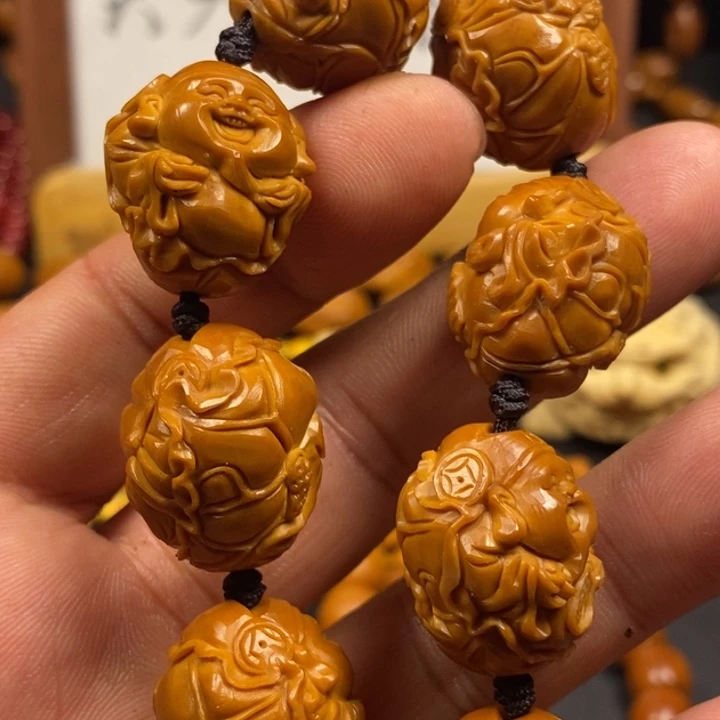 手串/手链橄榄核_****。橄榄核财神