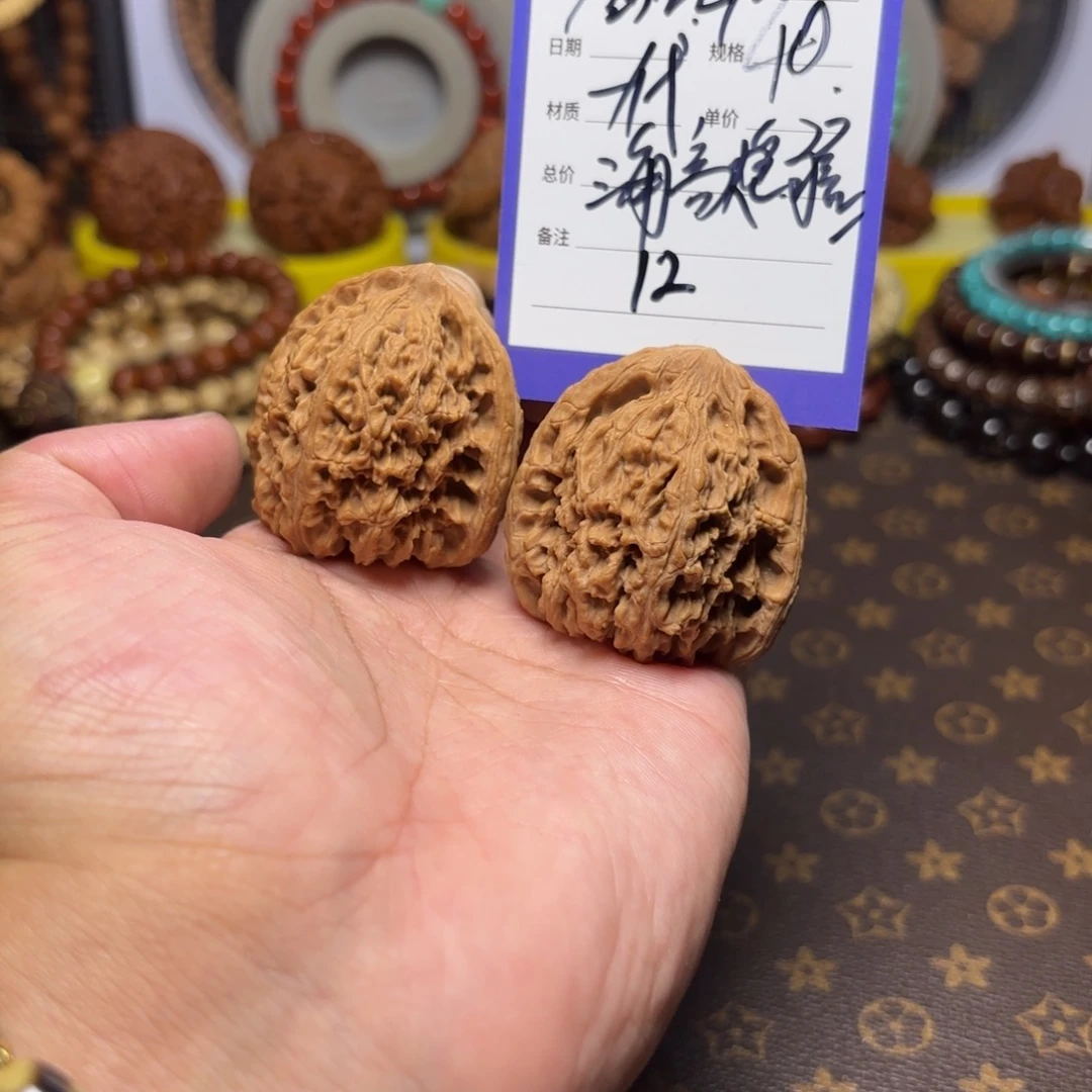文玩核桃把件全品逐鹿一代南疆石12