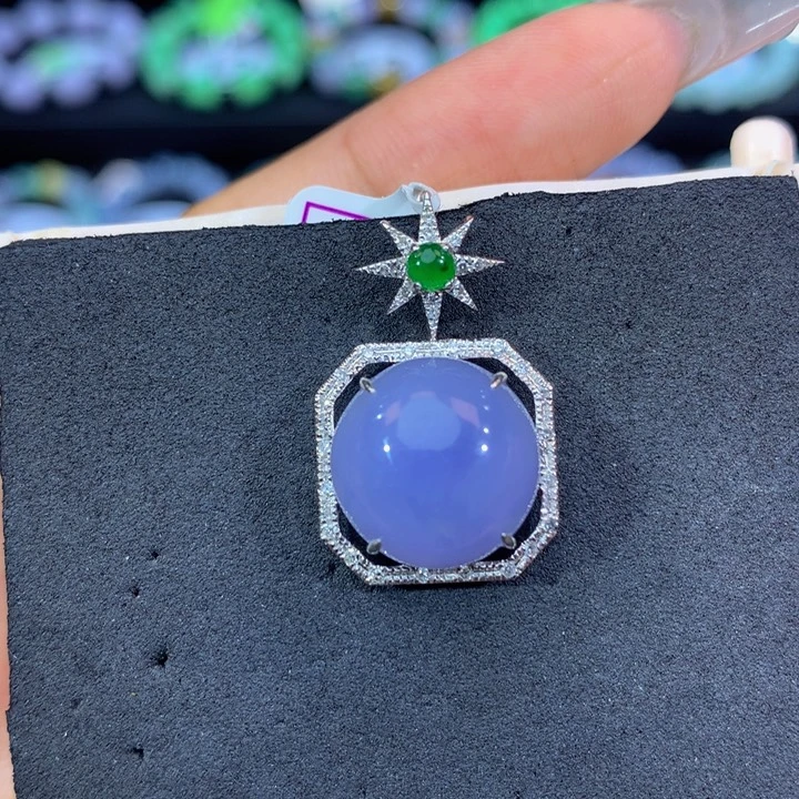 18K金镶嵌手链翡翠翡翠