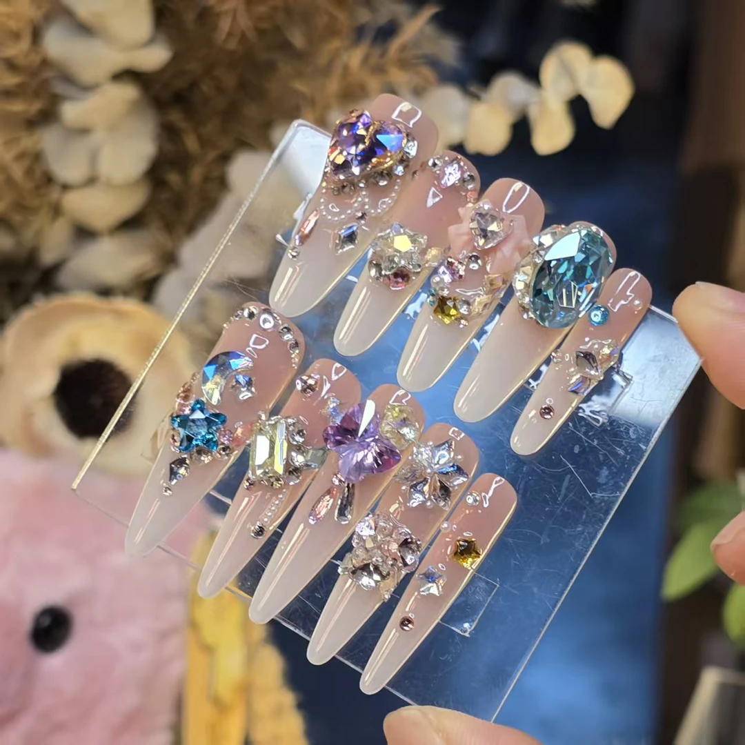 羽落丶(30天掉钻包赔)珠宝级丶霸榜某书评测丶手工穿戴甲