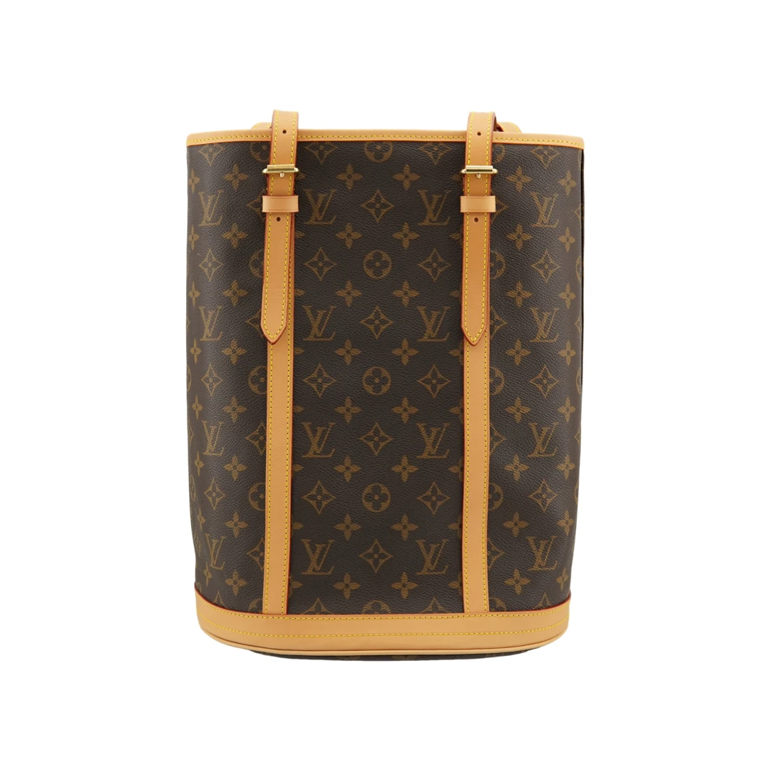 修复品LV大号水桶单肩老花中古包