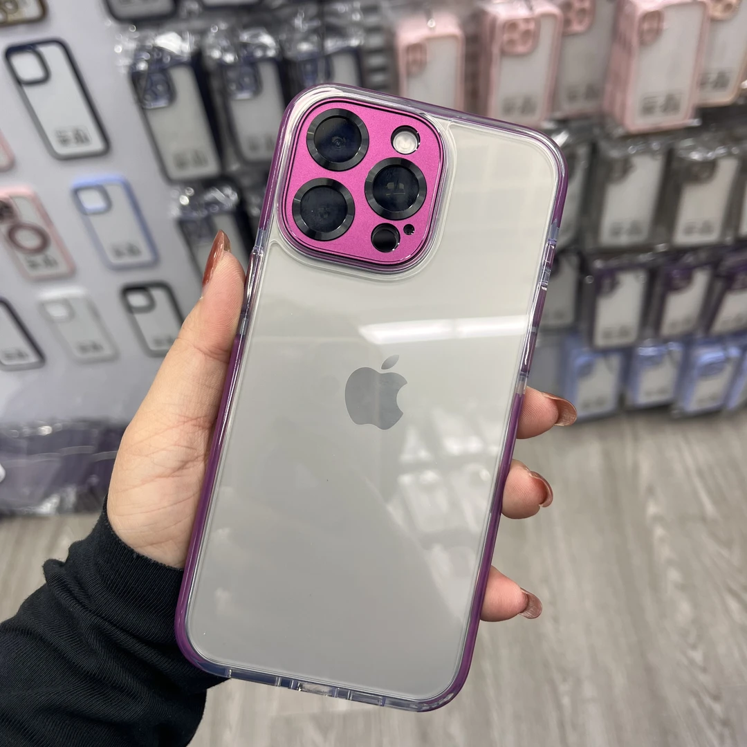 适用苹果16promax手机壳精孔龙鳞高透14pro防摔透明防摔iPhone12p
