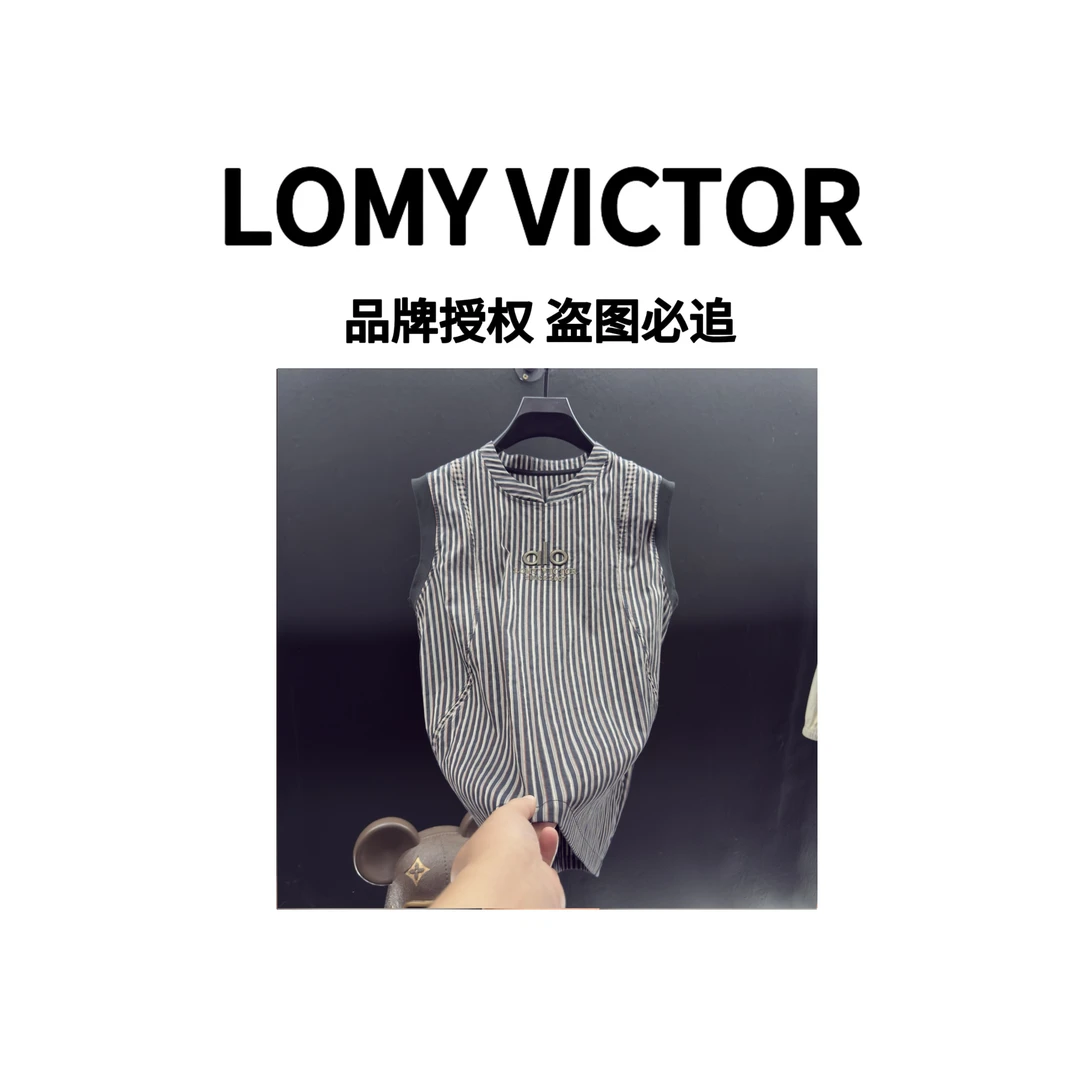 LOMY VICTOR欧洲站高级定制轻奢时尚短袖T恤NZN
