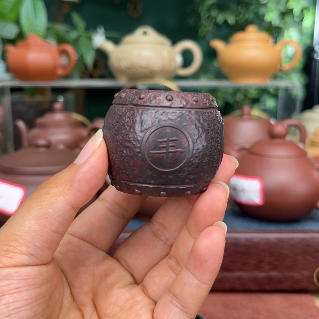 五谷丰登盖置紫砂