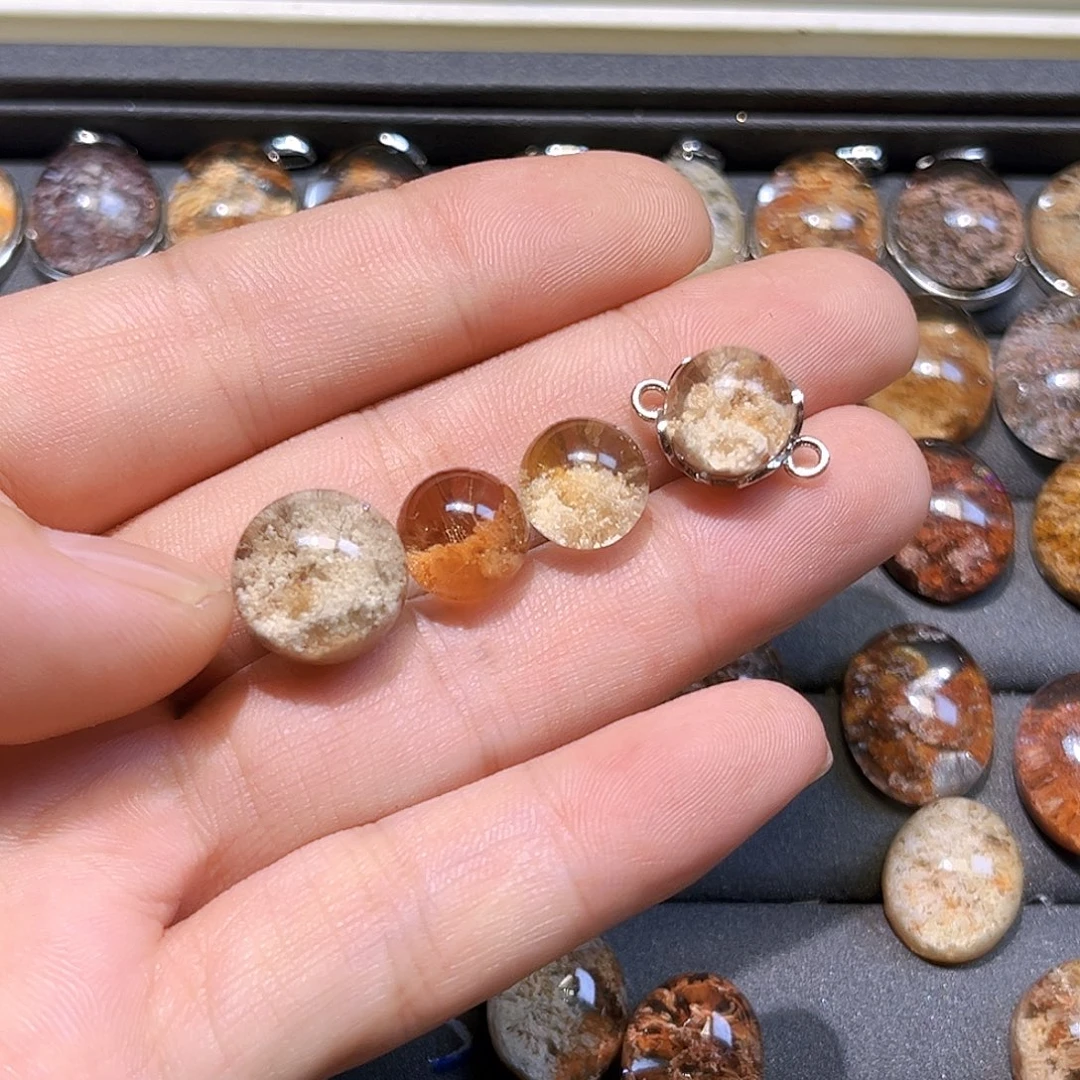 豆***子银S800镀金镶嵌手链水晶