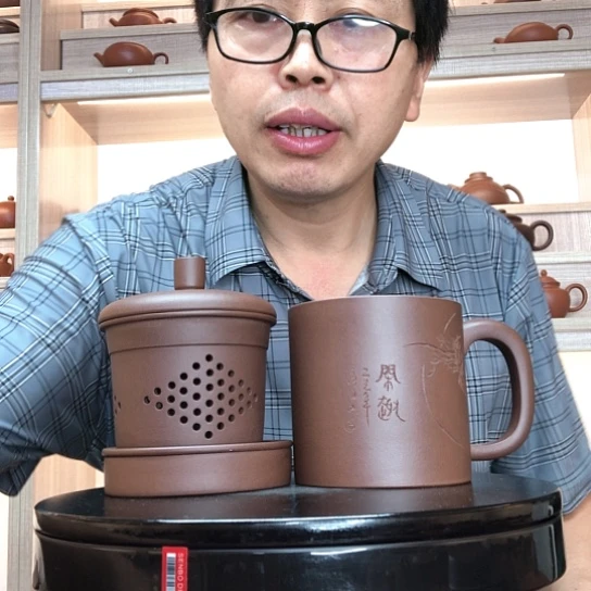 茶杯紫泥五件容量450