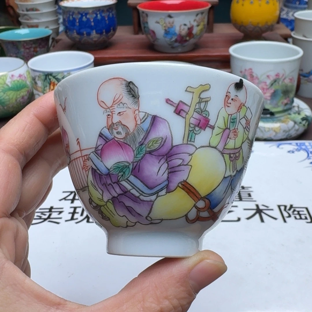 景德镇手工手绘展示