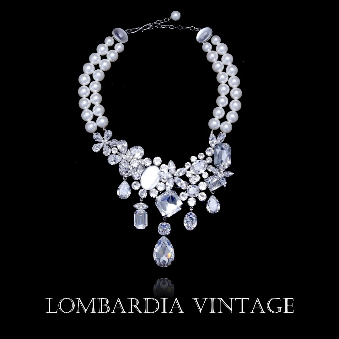 合金项链 法产 PF 几何元素 像素拼接感系列 琉璃项链