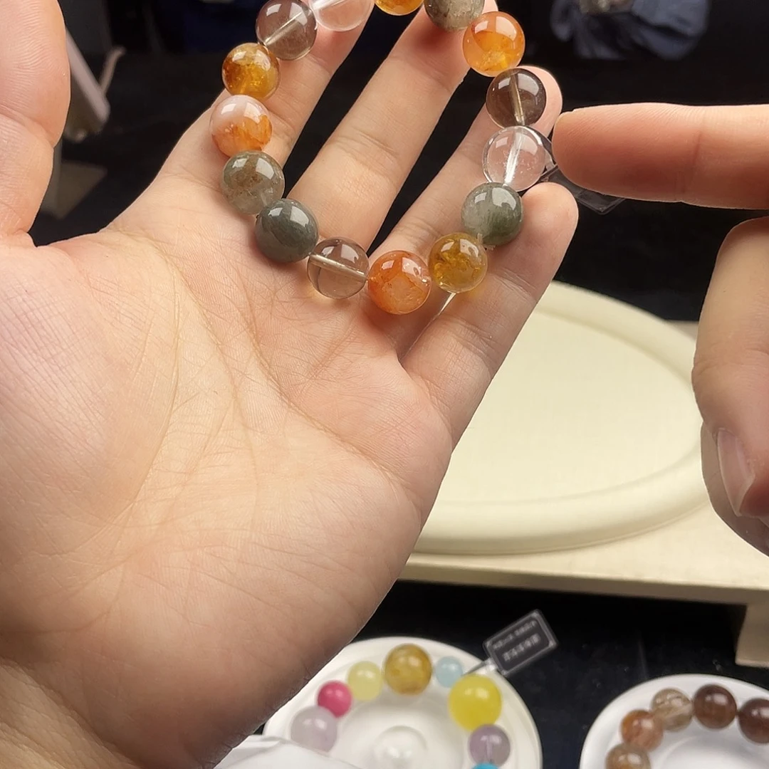 水晶手链银S925镶嵌