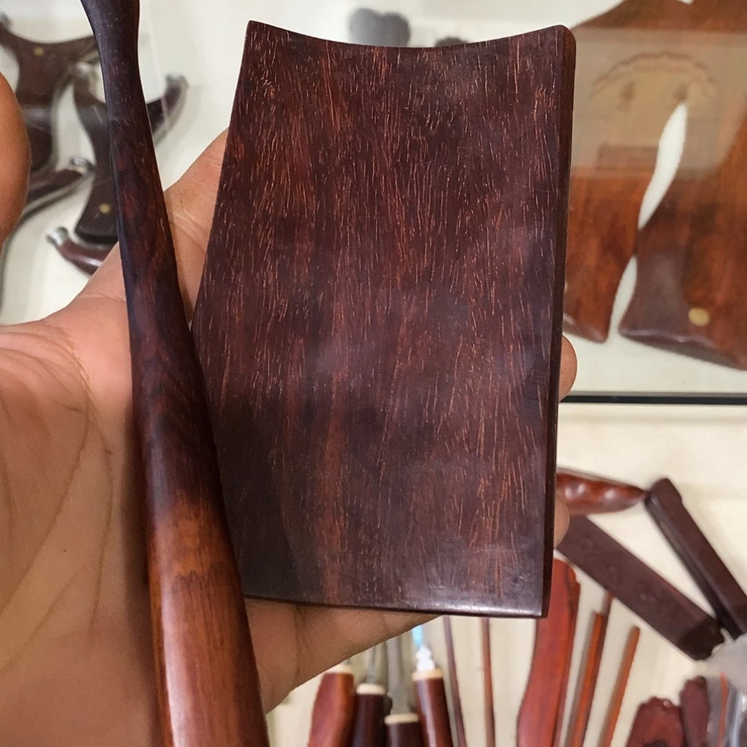 檀香紫檀（小叶紫檀）你***定茶则一套