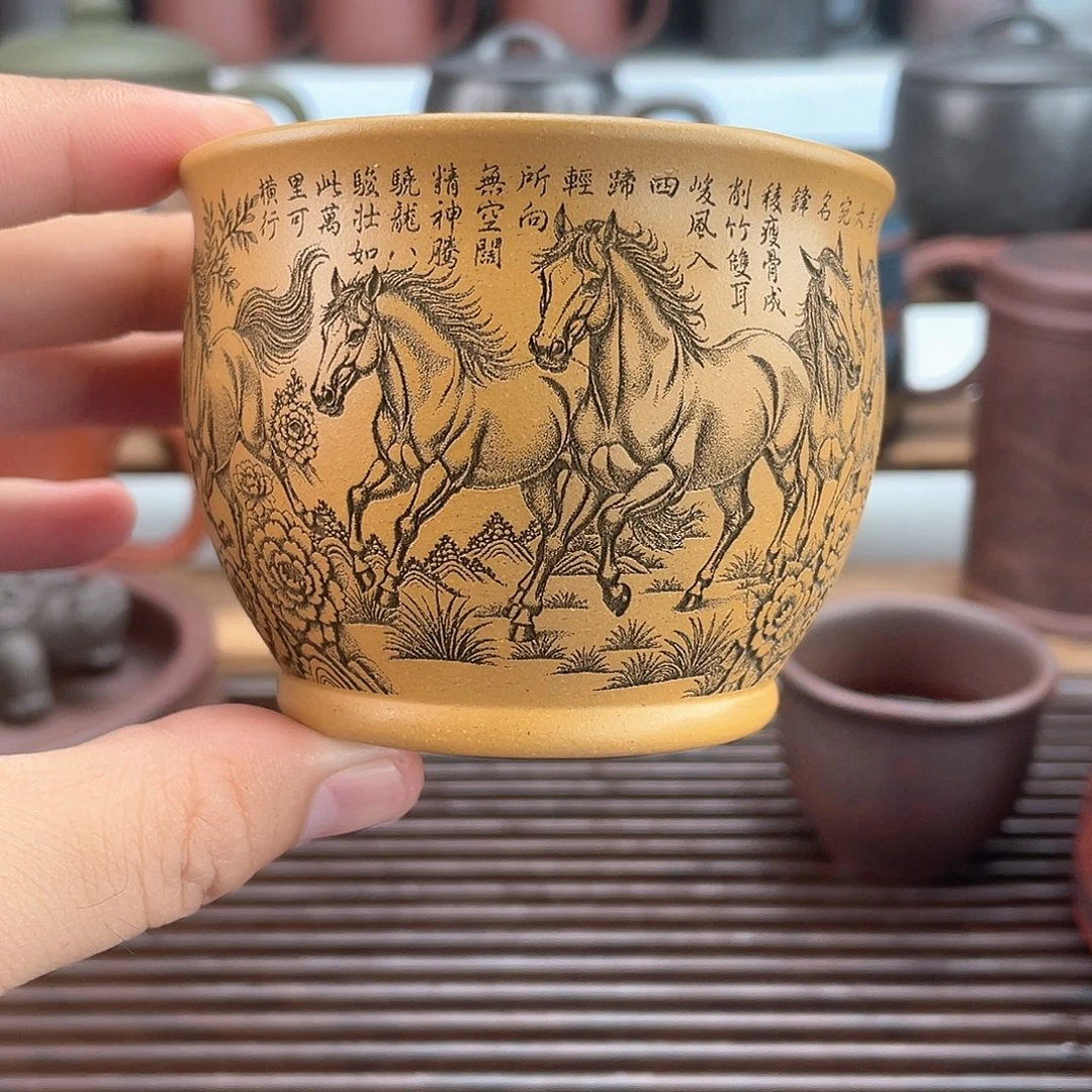 紫砂茶杯高档紫砂茶具套装