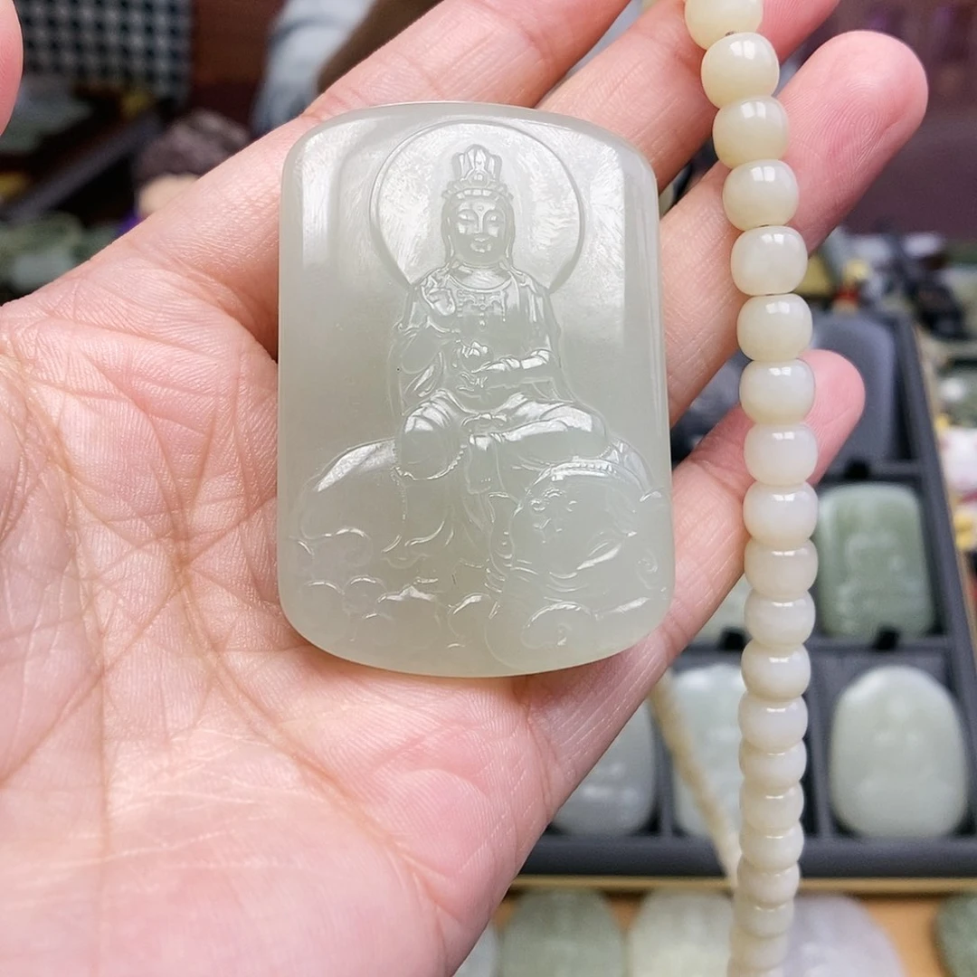 【闪购商品】和田玉颈饰未镶嵌森*