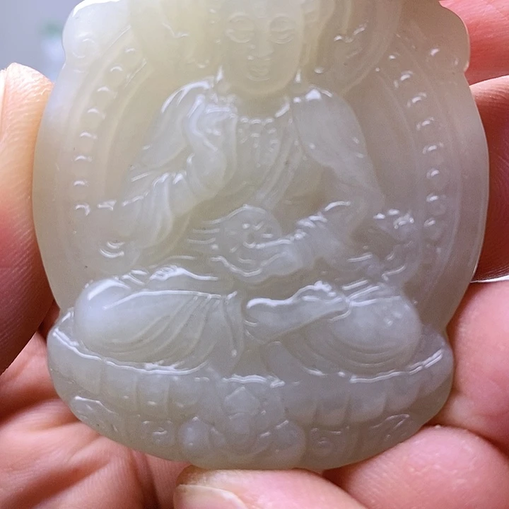 【闪购商品】手链未镶嵌和田玉晴水观音