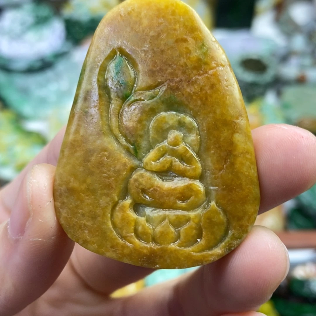 翡翠未镶嵌颈饰吊坠