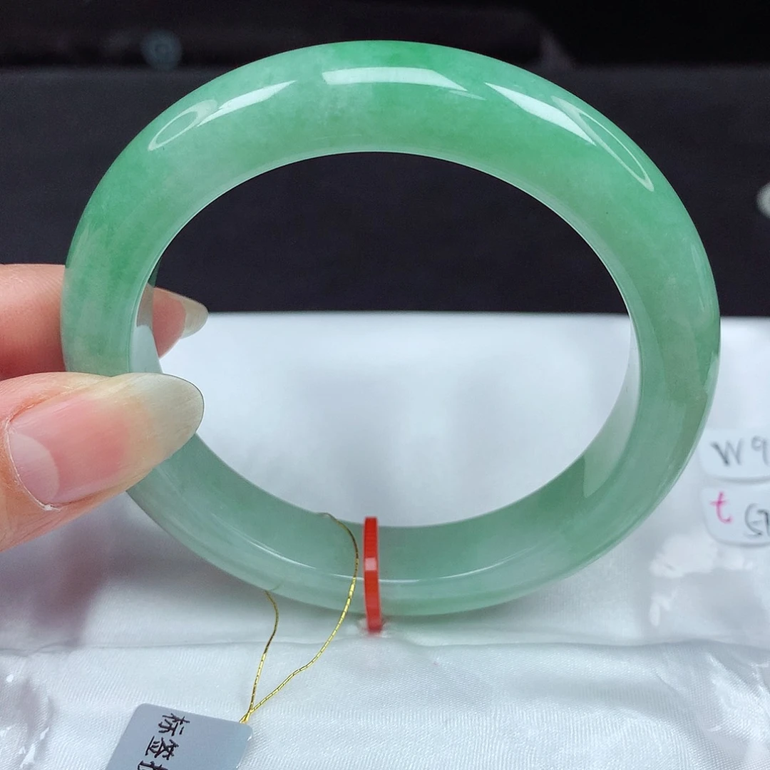 未镶嵌手镯翡翠57圈128-性价比高！