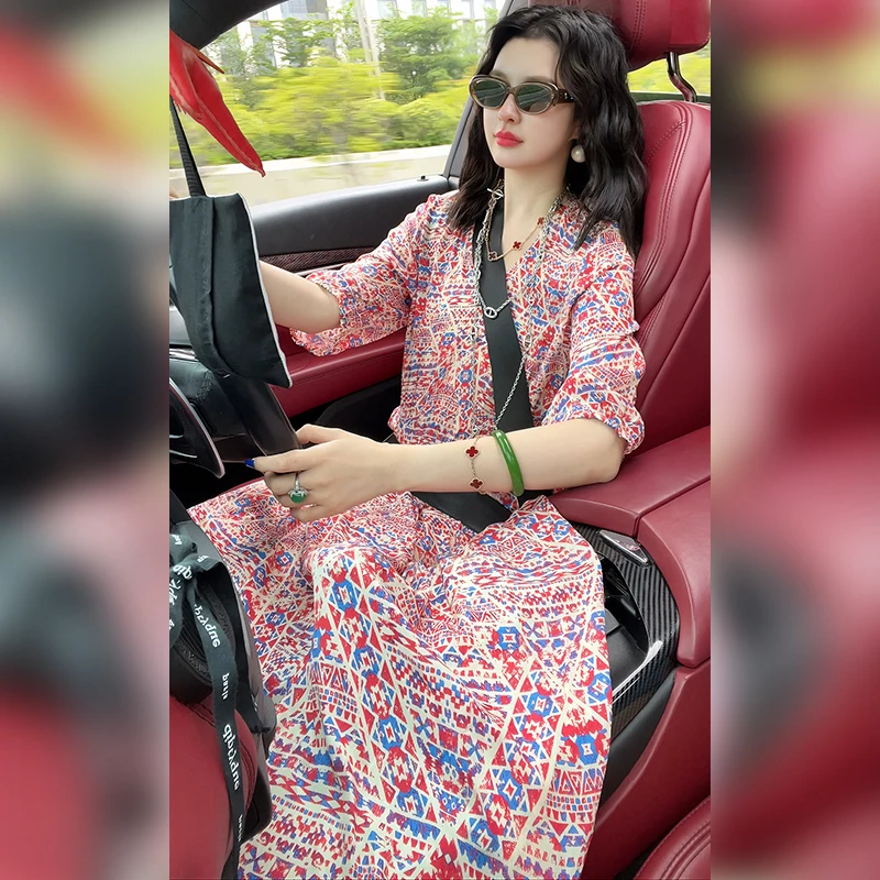 【Linda姐高端线】夏季时尚气质慵懒高贵法式连衣裙子AS5LYH0976