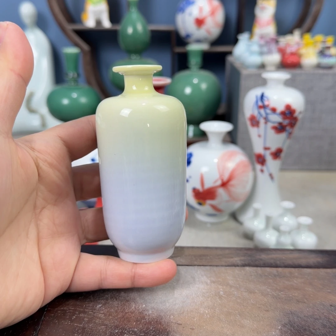 陶瓷手工小花器摆件