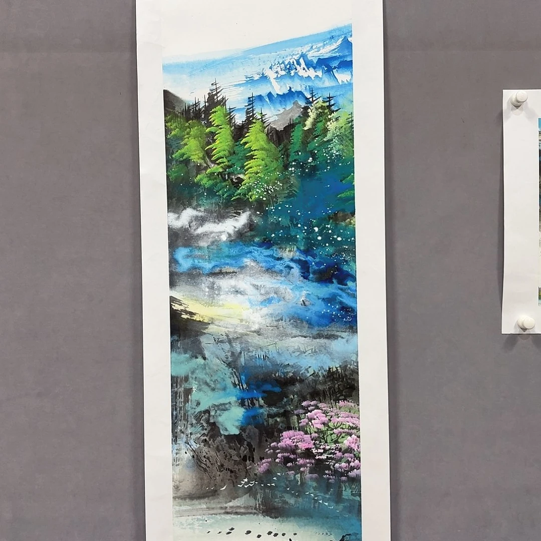 国画亲笔手绘放心去藏