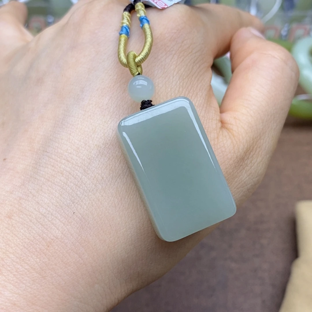 和田玉未镶嵌吊坠(不含链)遥*