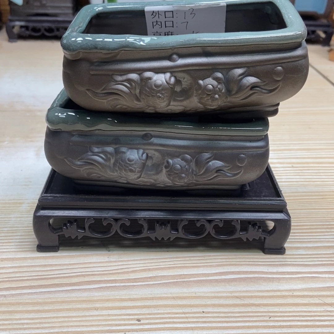 瓷片陶瓷花盆陶瓷艺术