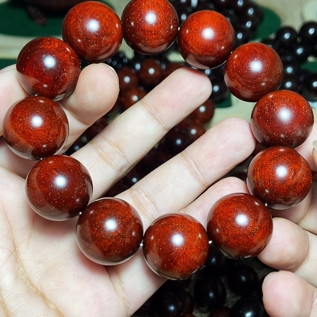 鸿***安小叶紫檀手串/手链2.0龙鳞