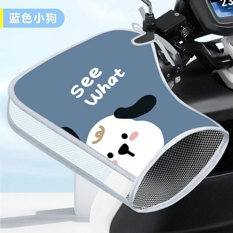 夏天手把电动电瓶车防晒手套夏季摩托车电车挡风把套春秋薄款防水