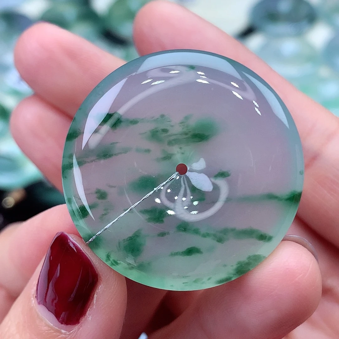 颈饰未镶嵌翡翠尺寸