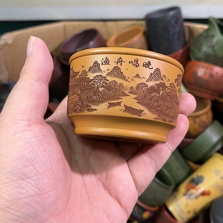 茶杯紫砂全手工紫砂主人杯