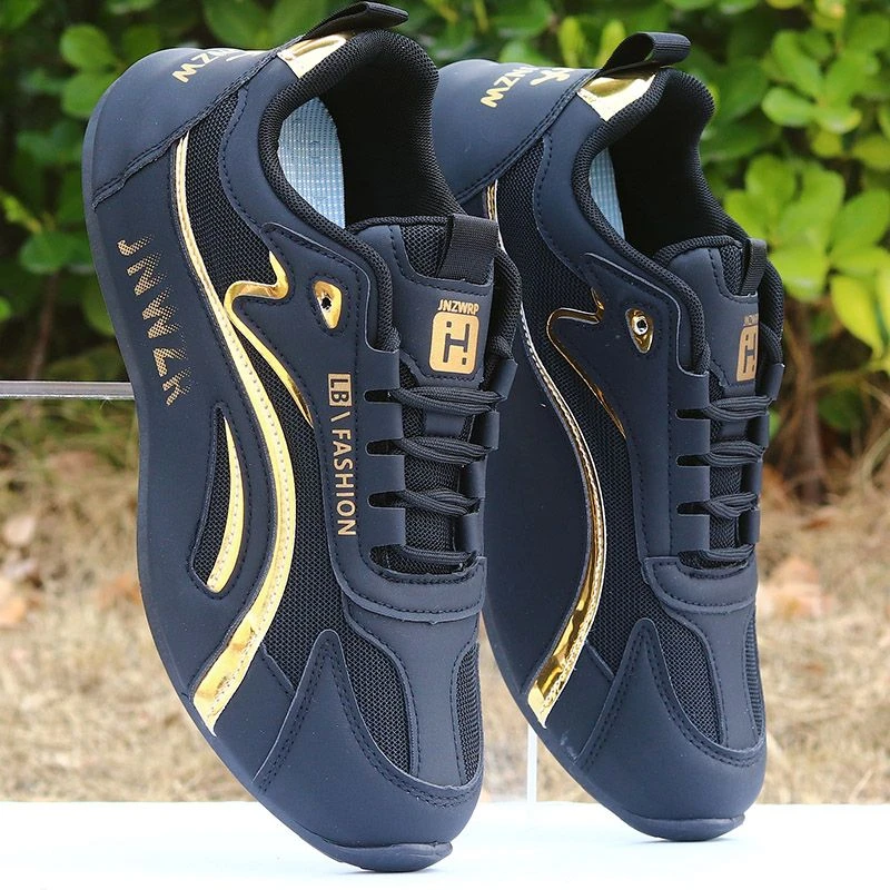 春秋新款男士高档旅游鞋透气防臭网面运动老爹鞋增高潮牌休闲潮鞋