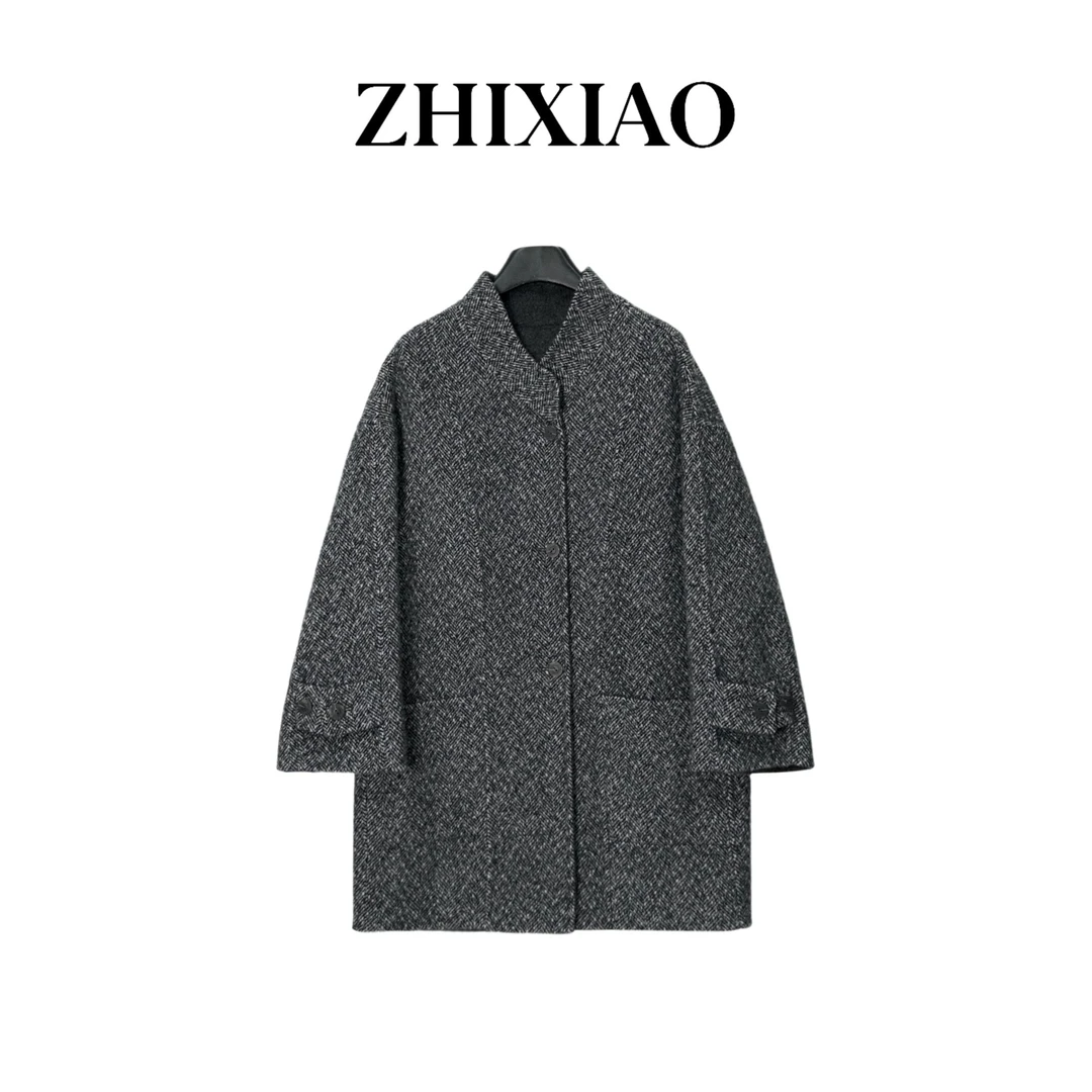 【ZHIXIAO】秋冬新款：毛呢大衣25176-1