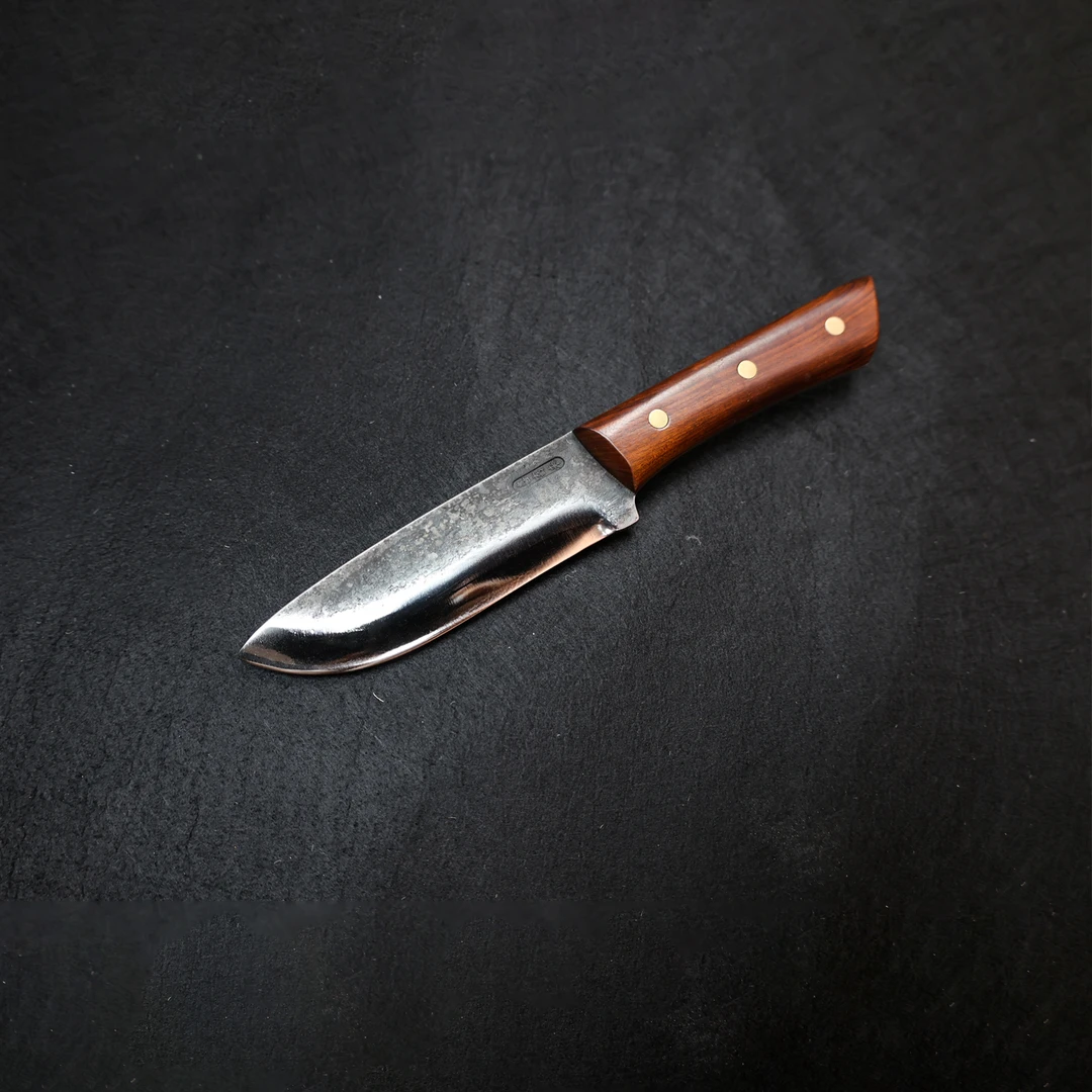 弹簧钢手工锻打户外多功能排障开路手把开路小直刀野营荒野生存刀