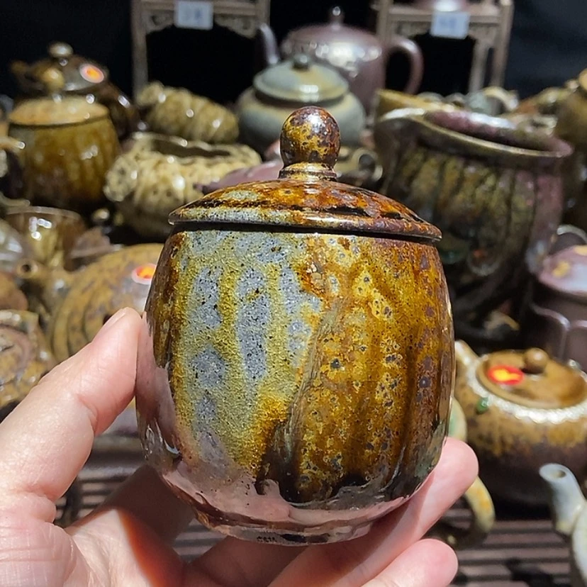 【闪购商品】茶杯紫砂窑宝宝宝盖杯200cc