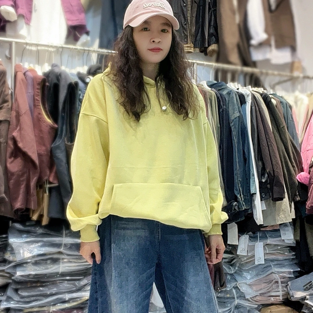 套头连帽卫衣休闲宽松